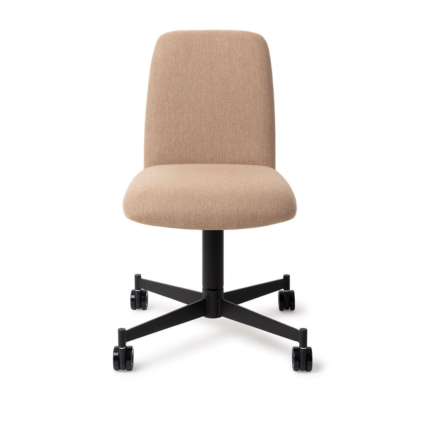Jesper Home Taiwa Whisper Wheat Eetkamerstoel - Caster Black - KwaliteitWonen.nl