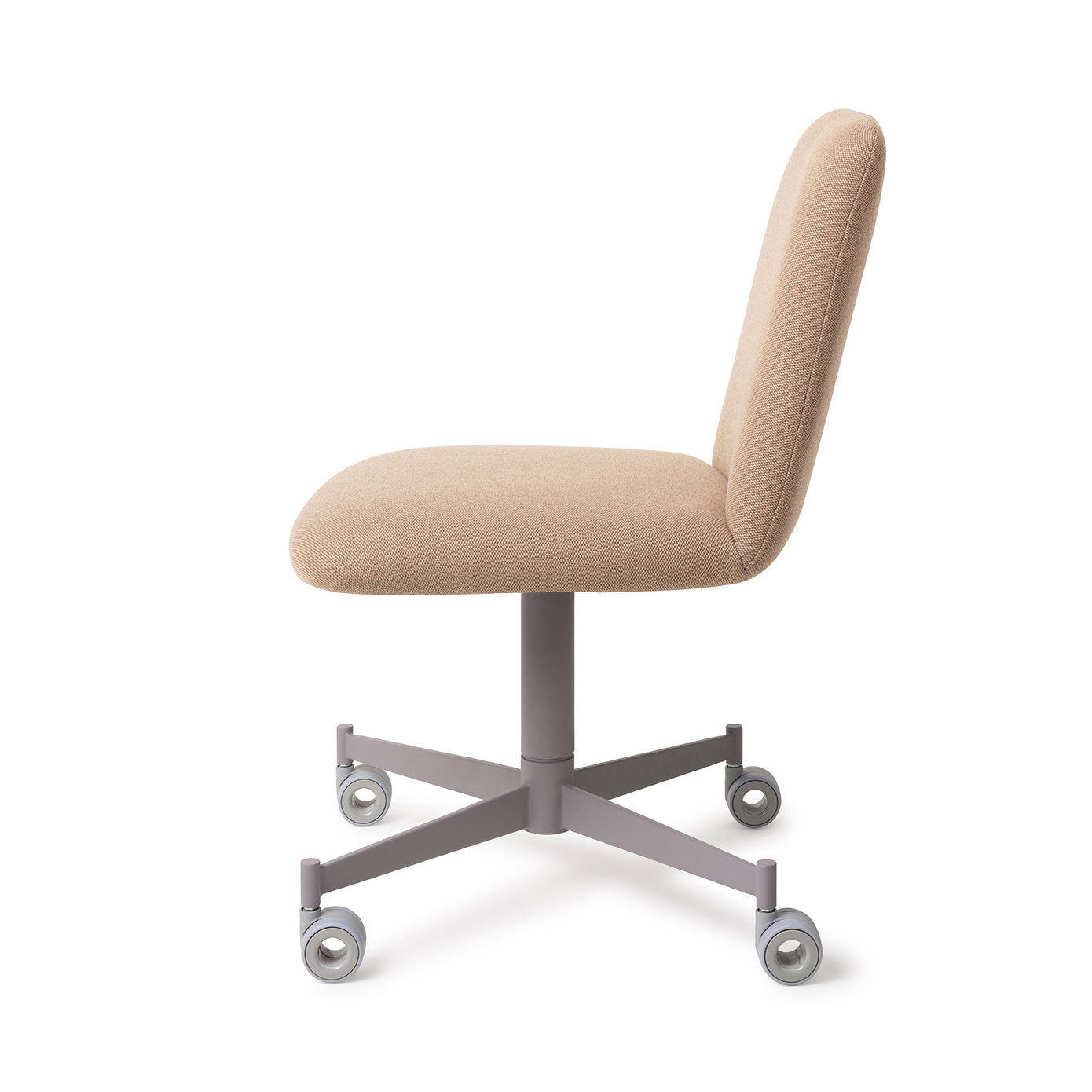 Jesper Home Taiwa Whisper Wheat Eetkamerstoel - Caster Grey - KwaliteitWonen.nl
