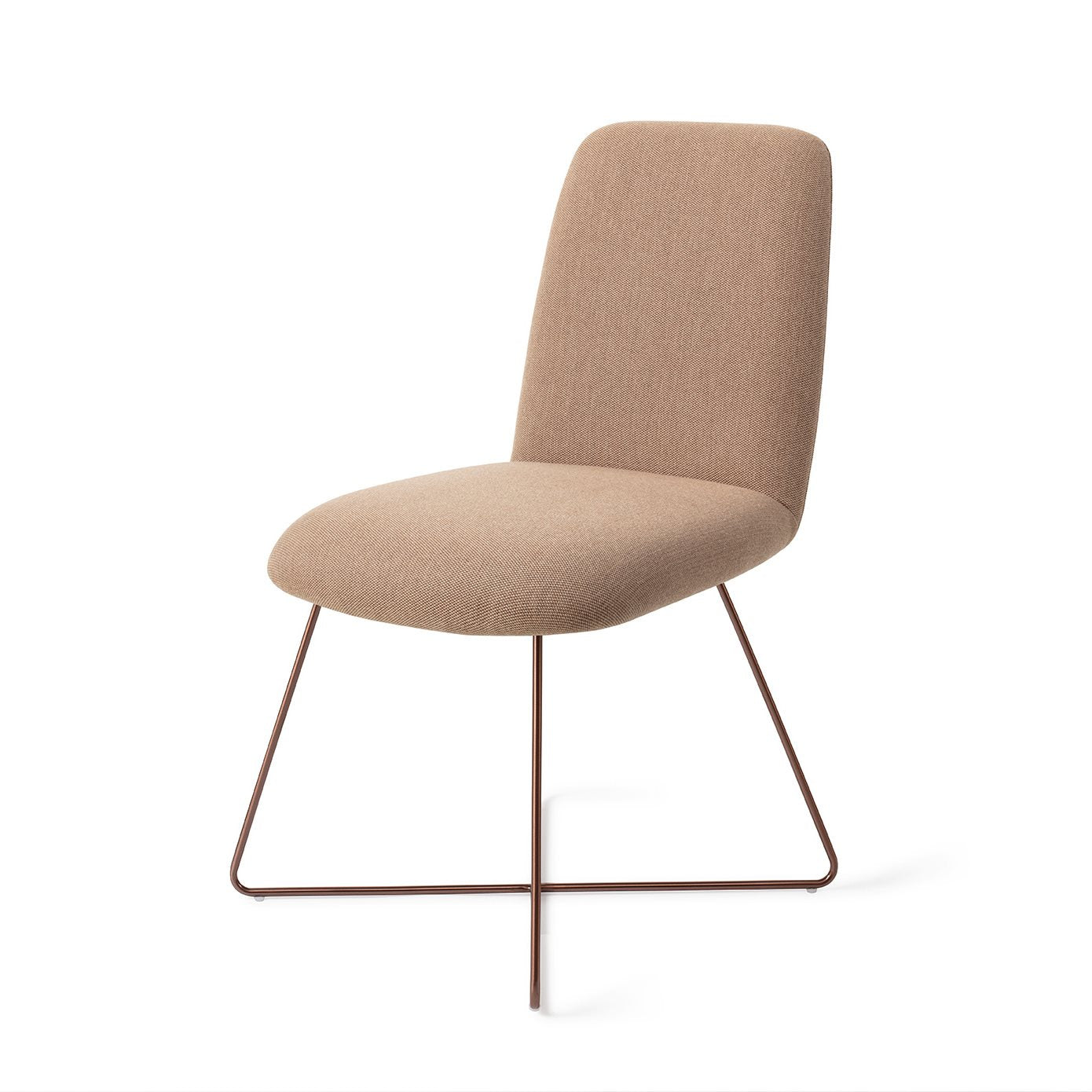 Jesper Home Taiwa Whisper Wheat Eetkamerstoel - Cross Rose - KwaliteitWonen.nl