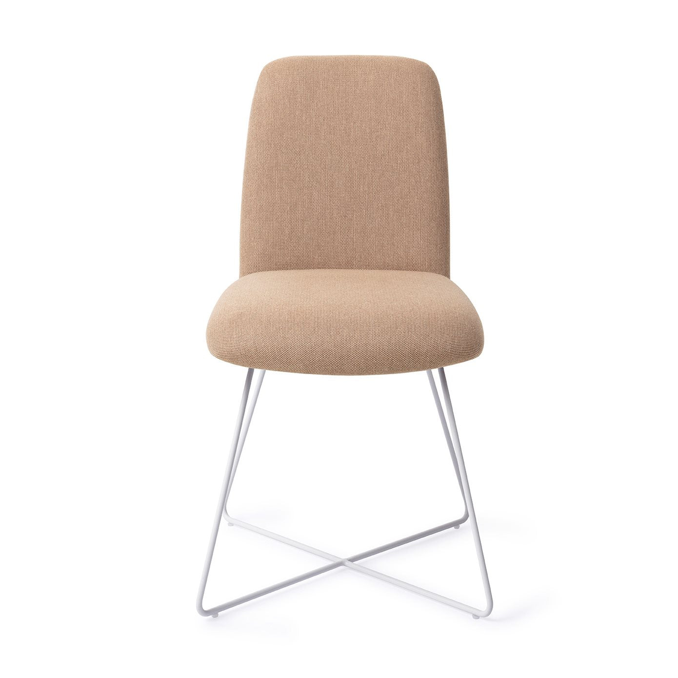 Jesper Home Taiwa Whisper Wheat Eetkamerstoel - Cross White - KwaliteitWonen.nl