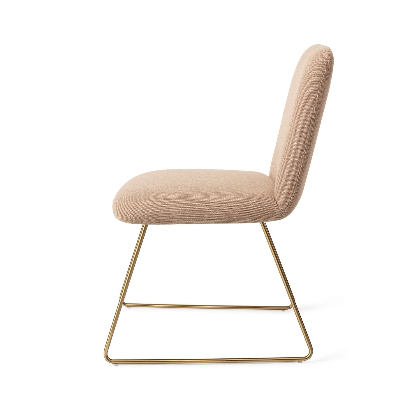 Jesper Home Taiwa Whisper Wheat Eetkamerstoel - Slide Gold - KwaliteitWonen.nl