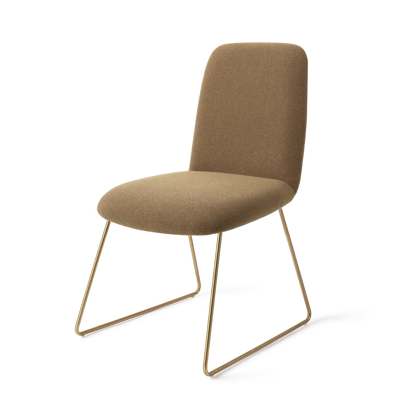 Jesper Home Taiwa Willow Eetkamerstoel - Slide Gold - KwaliteitWonen.nl