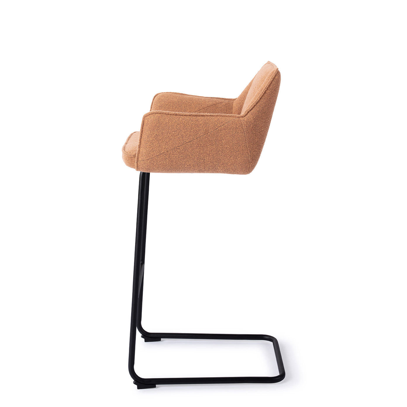 Jesper Home Tome Cinnamon Bun Barkruk - Arch Black - KwaliteitWonen.nl