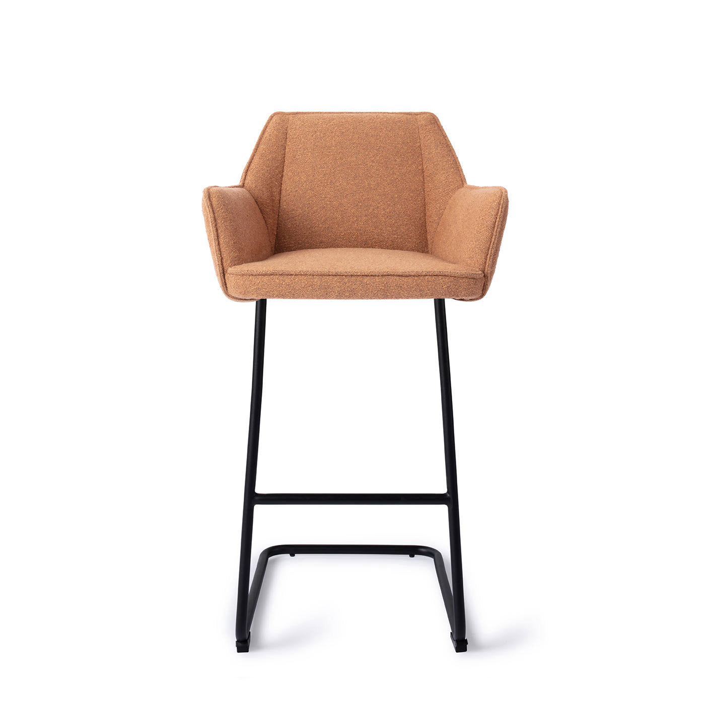 Jesper Home Tome Cinnamon Bun Barkruk - Arch Black - KwaliteitWonen.nl