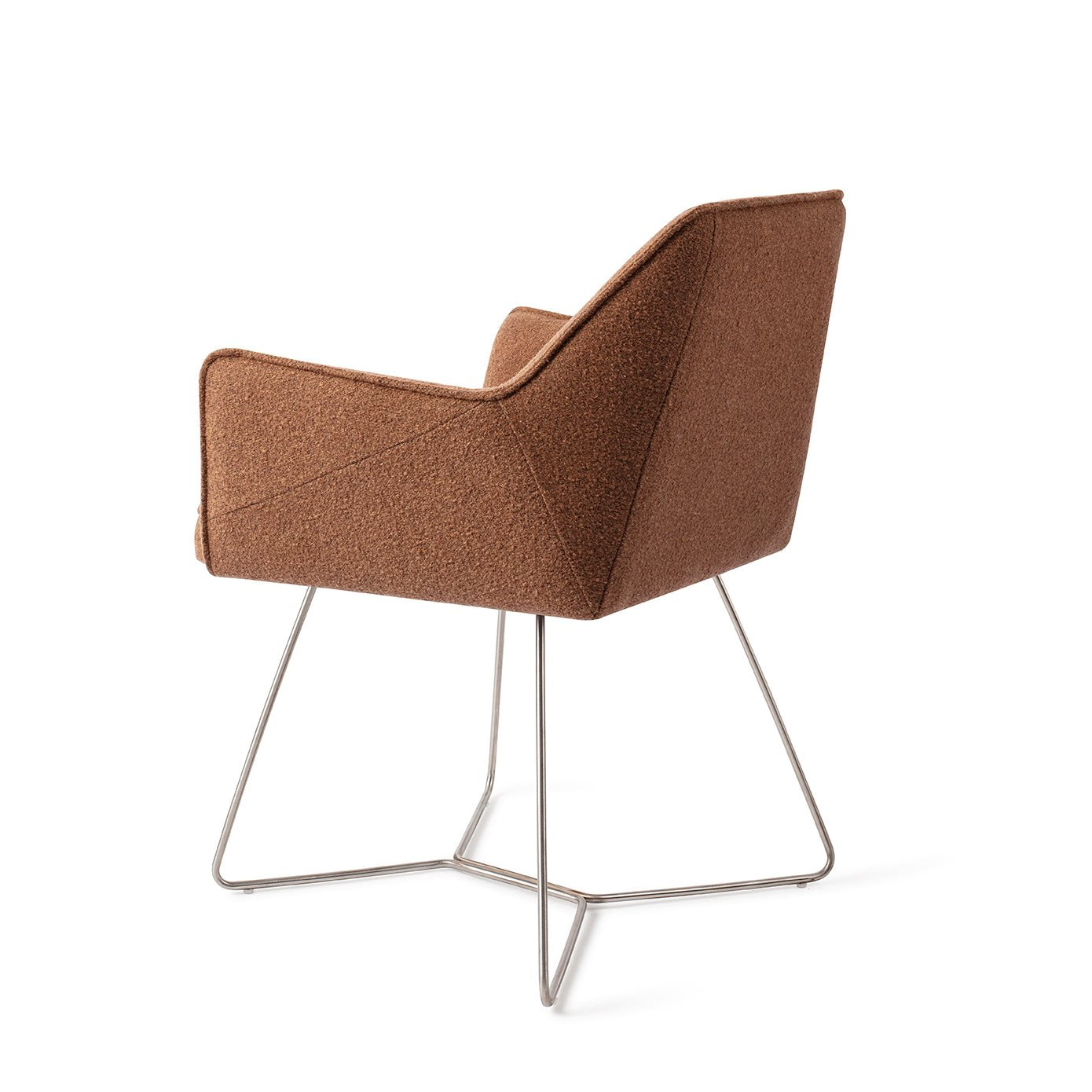 Jesper Home Tome Cinnamon Bun Eetkamerstoel - Beehive Steel - KwaliteitWonen.nl