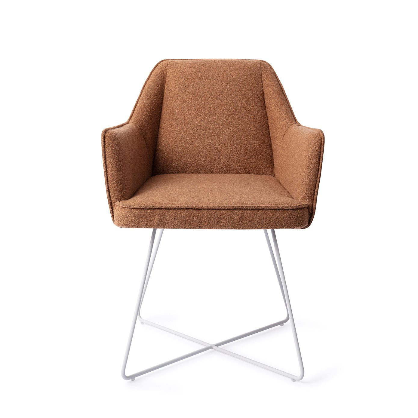 Jesper Home Tome Cinnamon Bun Eetkamerstoel - Cross White - KwaliteitWonen.nl