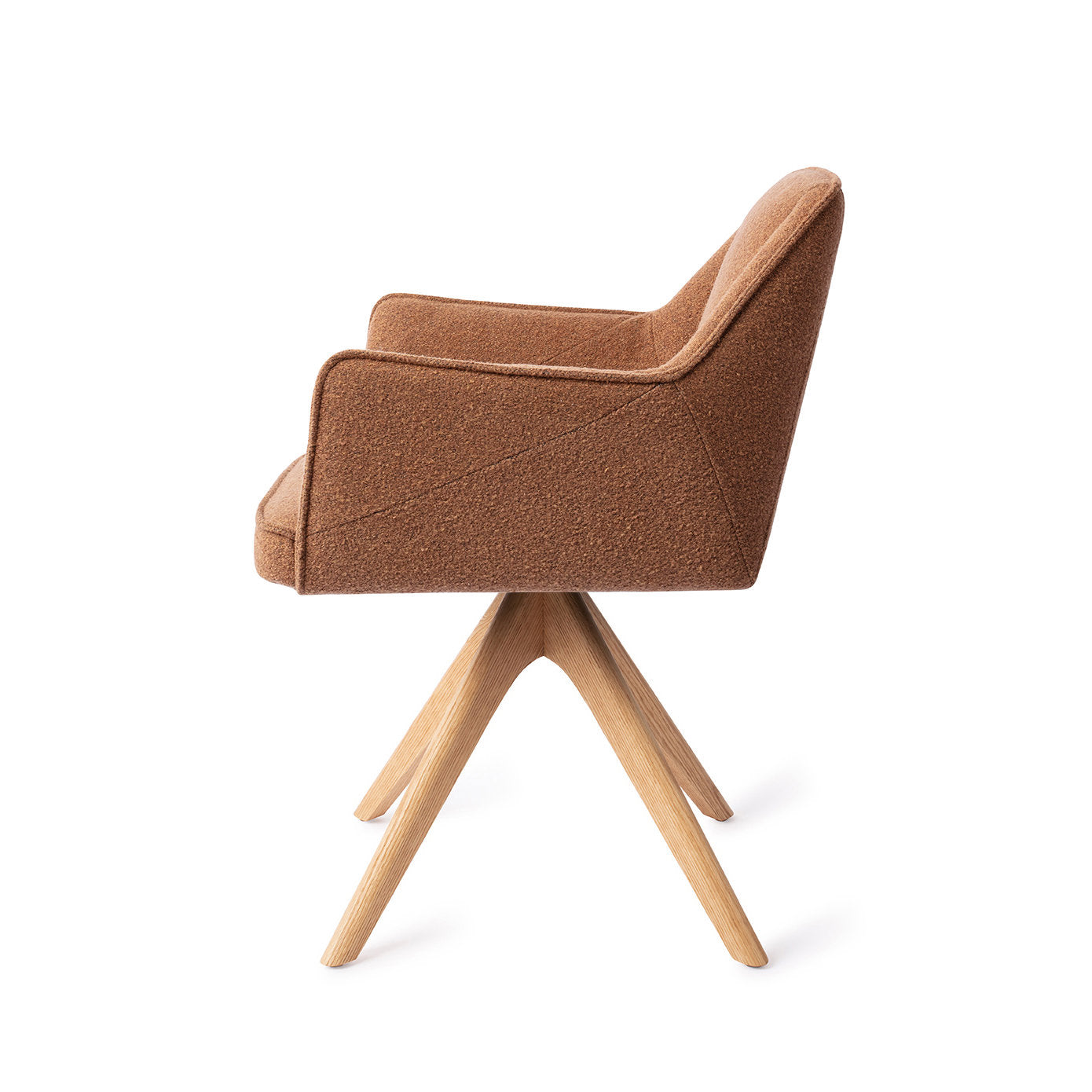Jesper Home Tome Cinnamon Bun Eetkamerstoel - Revolve Oak Natural - KwaliteitWonen.nl