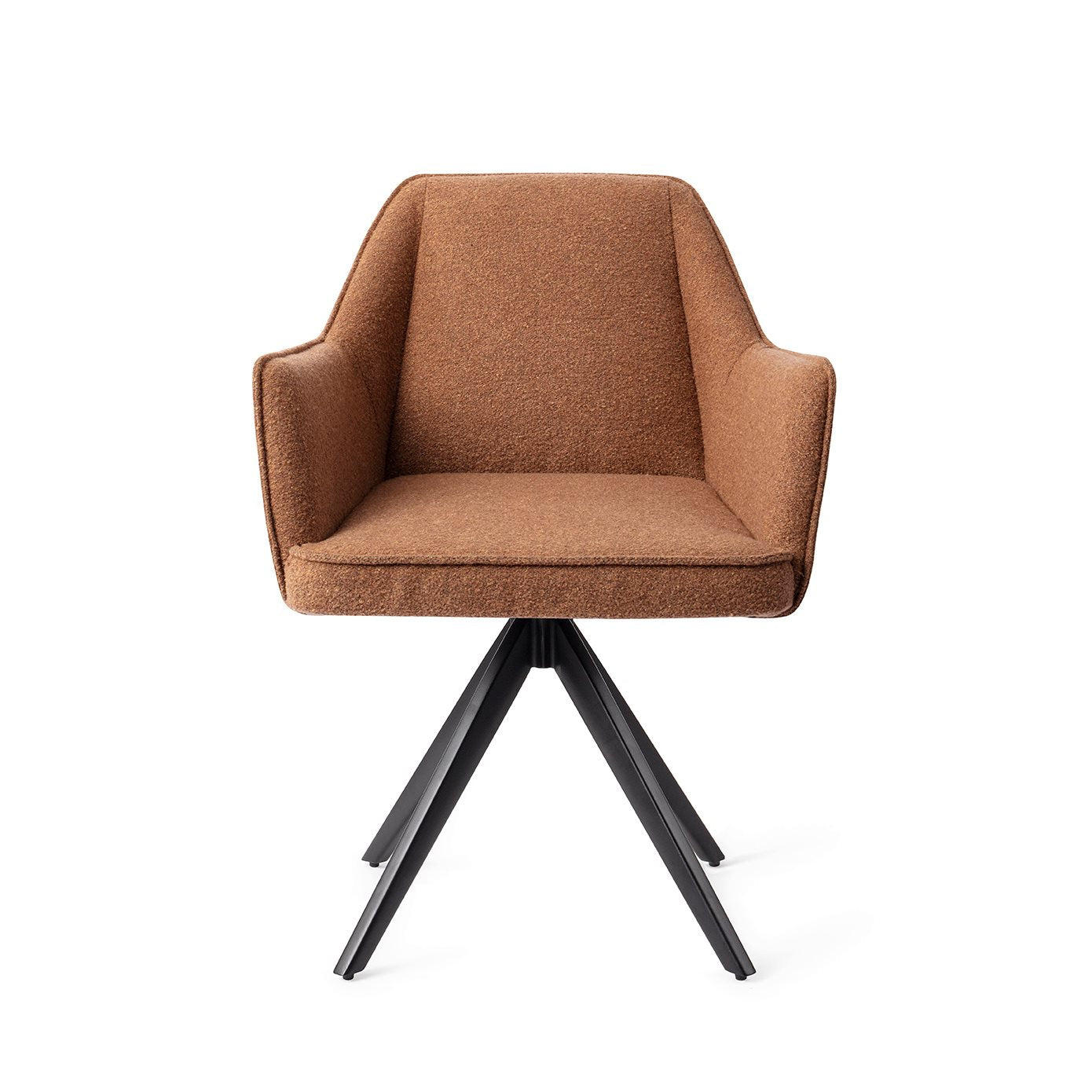 Jesper Home Tome Cinnamon Bun Eetkamerstoel - Turn Black - KwaliteitWonen.nl
