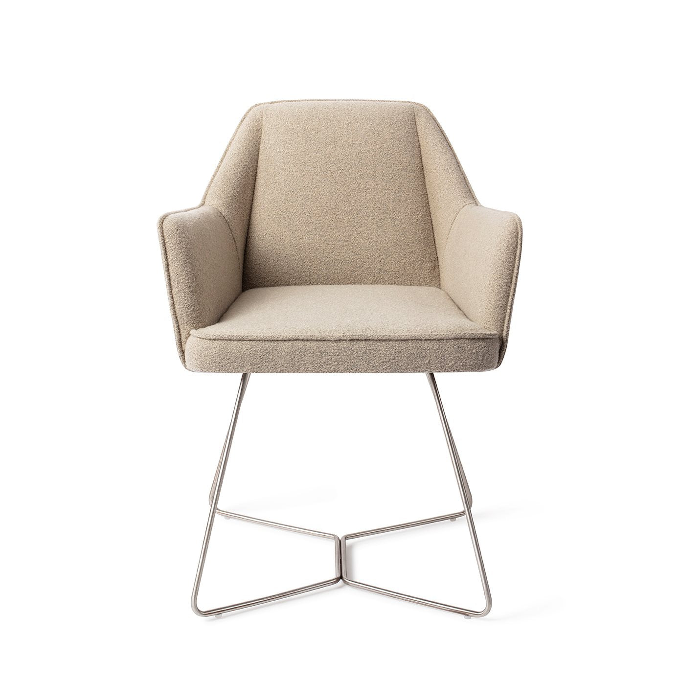 Jesper Home Tome Great Greige Eetkamerstoel - Beehive Steel - KwaliteitWonen.nl