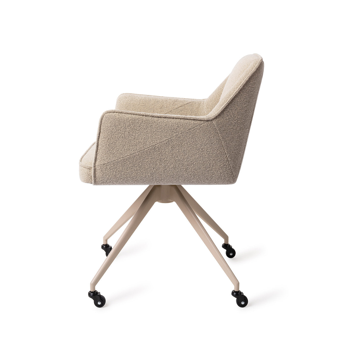 Jesper Home Tome Great Greige Eetkamerstoel - Glide Beige - KwaliteitWonen.nl