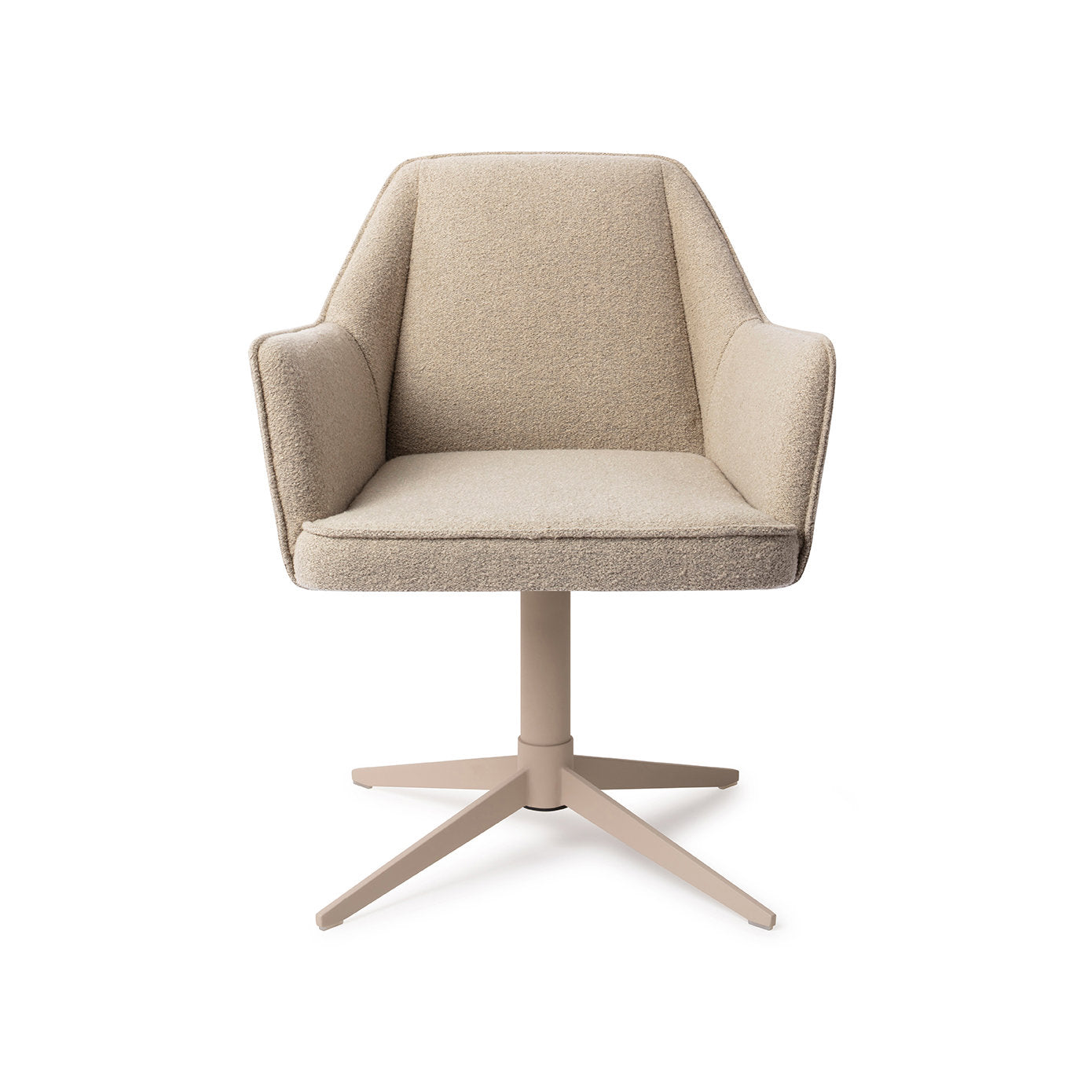 Jesper Home Tome Great Greige Eetkamerstoel - Quad Beige - KwaliteitWonen.nl
