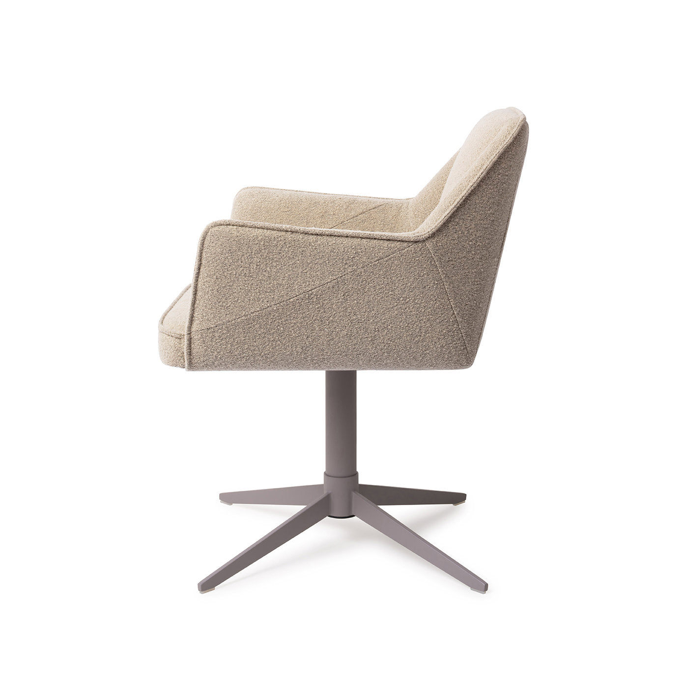 Jesper Home Tome Great Greige Eetkamerstoel - Quad Grey - KwaliteitWonen.nl