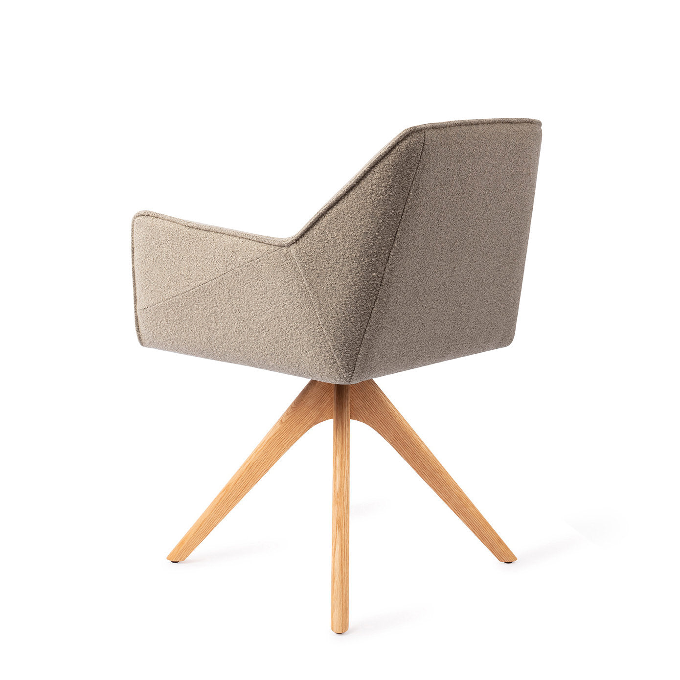Jesper Home Tome Great Greige Eetkamerstoel - Revolve Oak Natural - KwaliteitWonen.nl