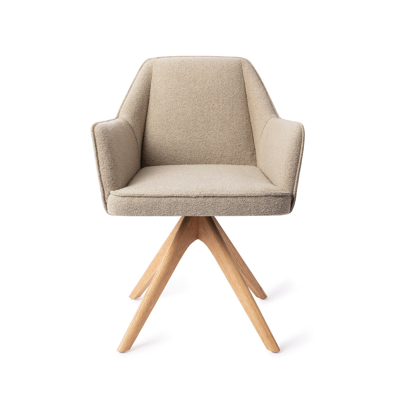 Jesper Home Tome Great Greige Eetkamerstoel - Revolve Oak Natural - KwaliteitWonen.nl