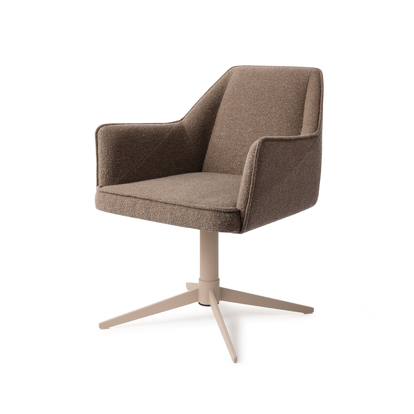 Jesper Home Tome Idaho Potato Eetkamerstoel - Quad Beige - KwaliteitWonen.nl