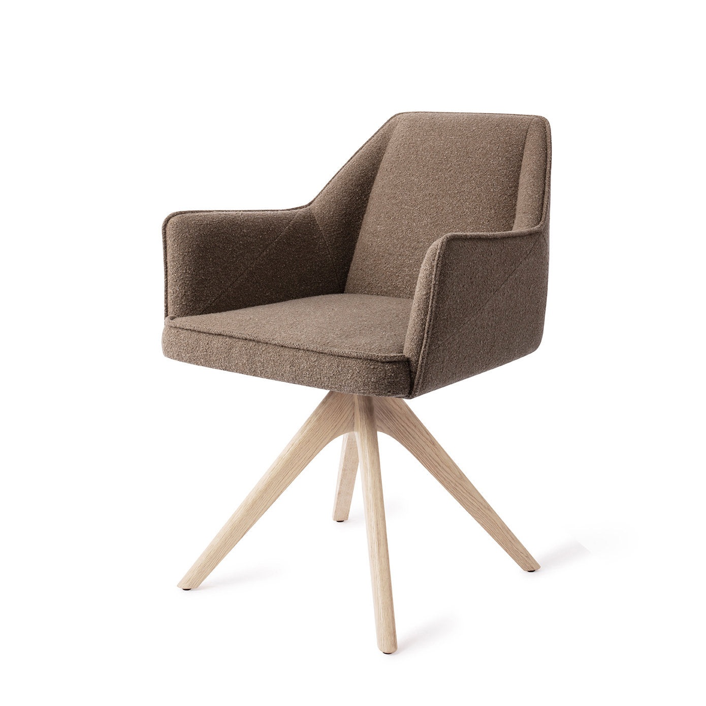 Jesper Home Tome Idaho Potato Eetkamerstoel - Revolve Oak Bleach - KwaliteitWonen.nl