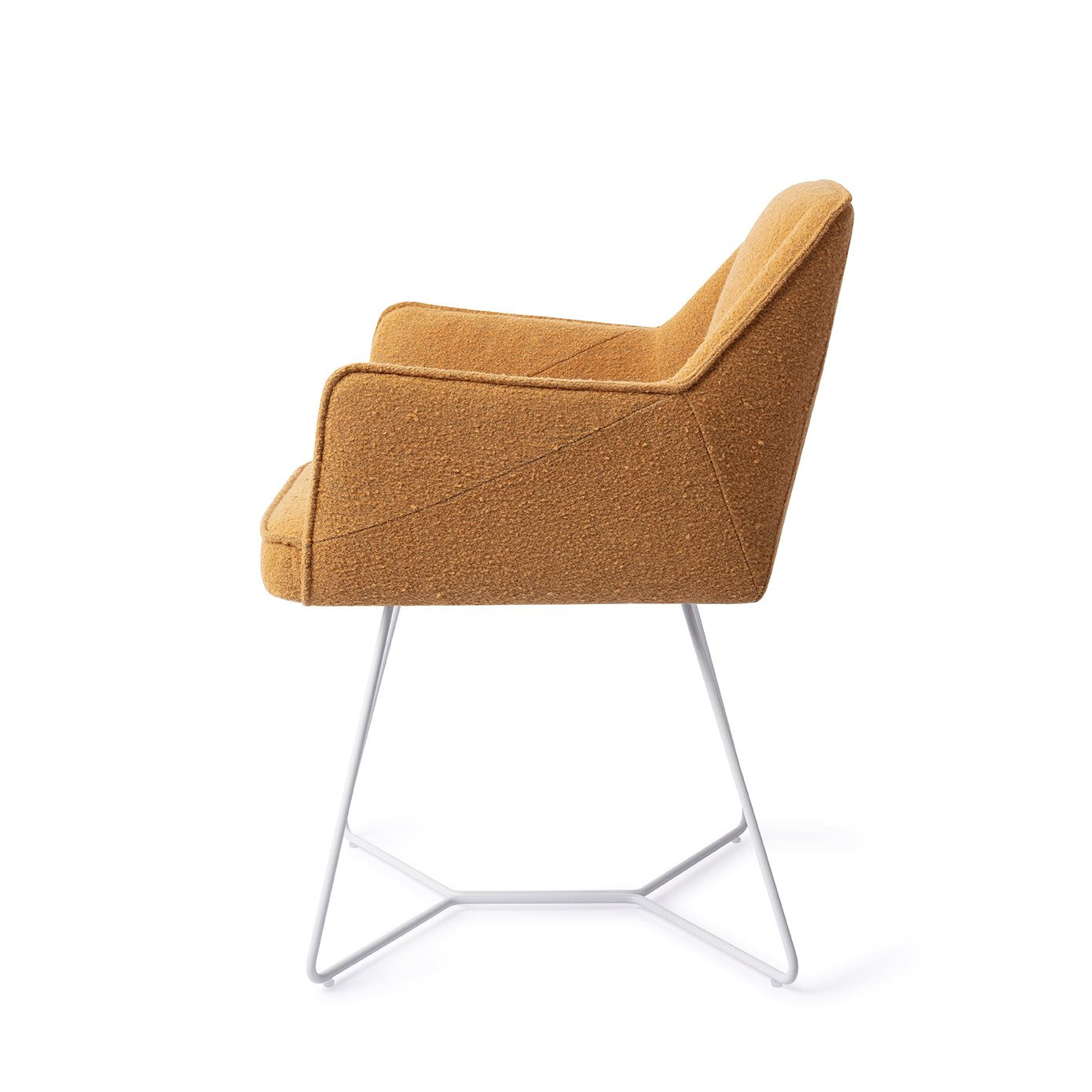 Jesper Home Tome Masai Giraffe Eetkamerstoel - Beehive White - KwaliteitWonen.nl