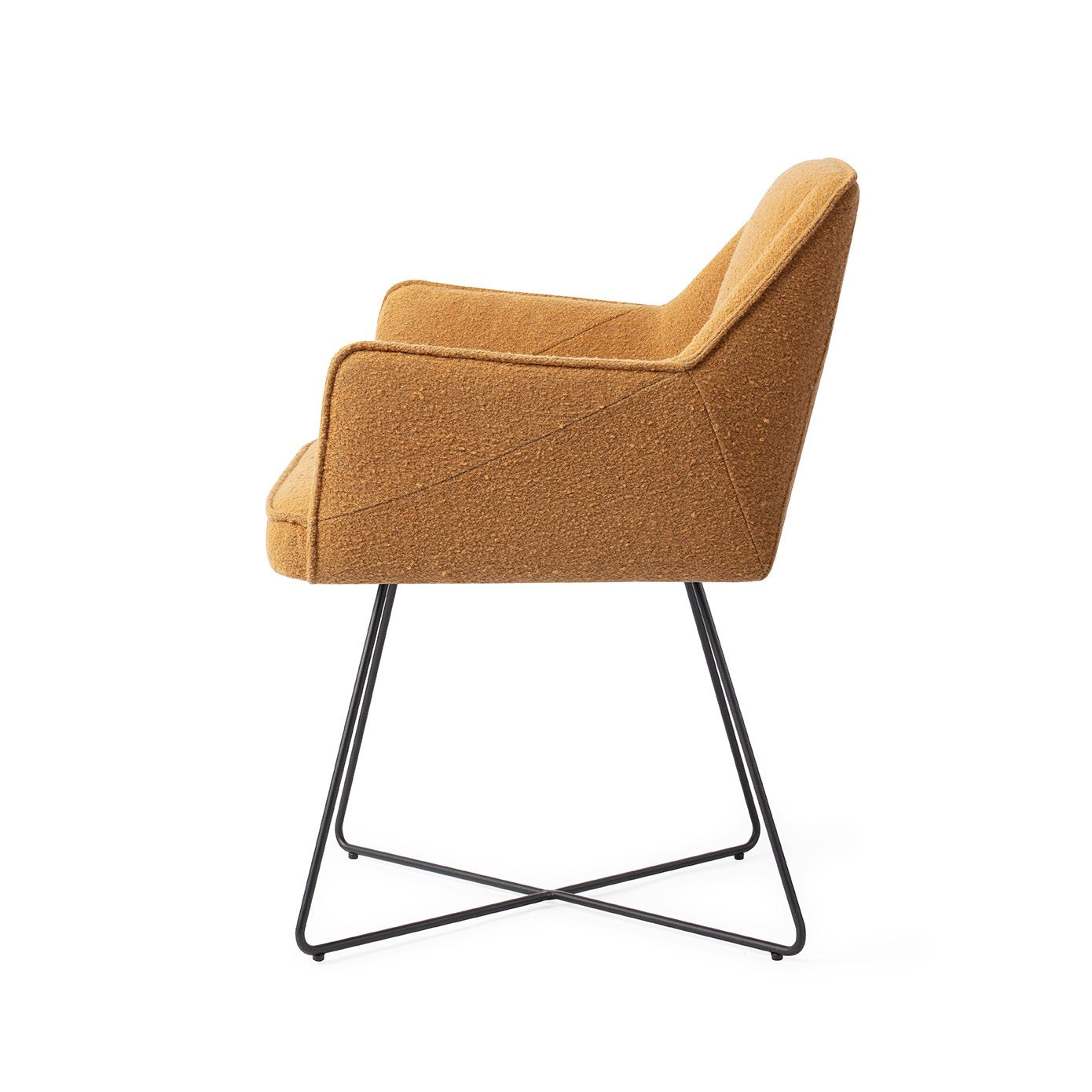 Jesper Home Tome Masai Giraffe Eetkamerstoel - Cross Black - KwaliteitWonen.nl