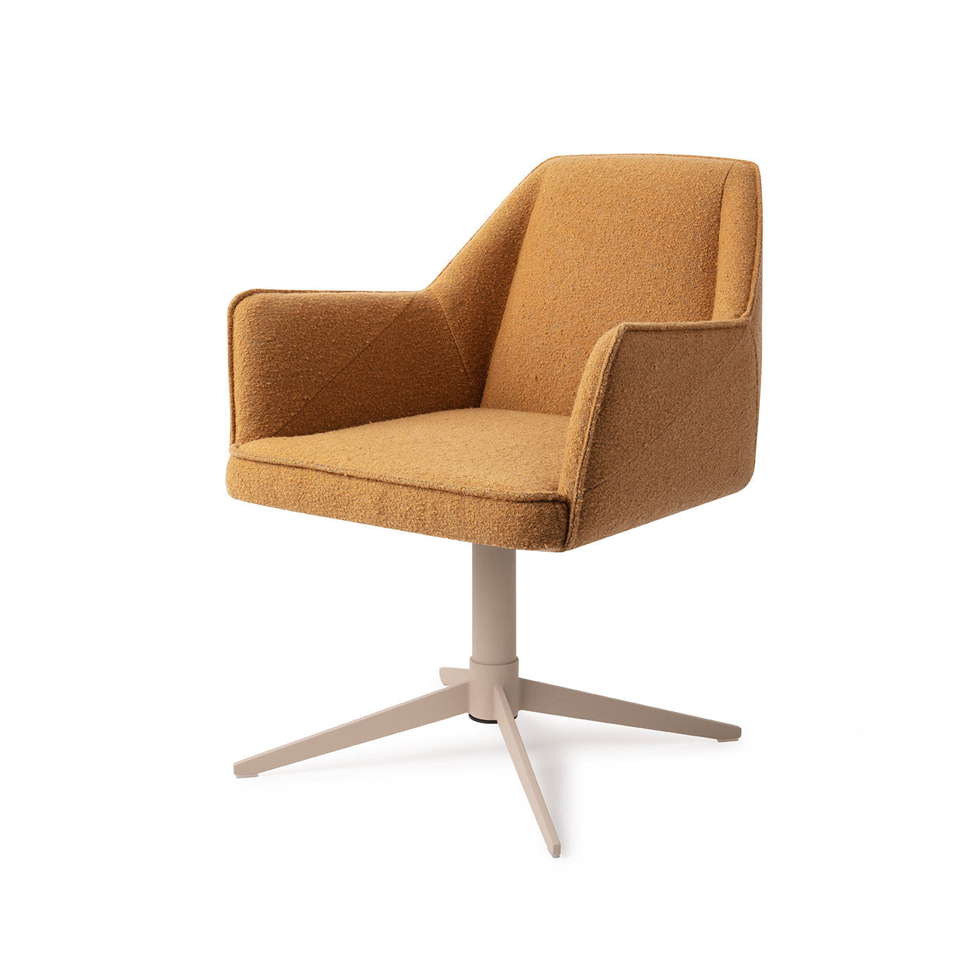 Jesper Home Tome Masai Giraffe Eetkamerstoel - Quad Beige - KwaliteitWonen.nl