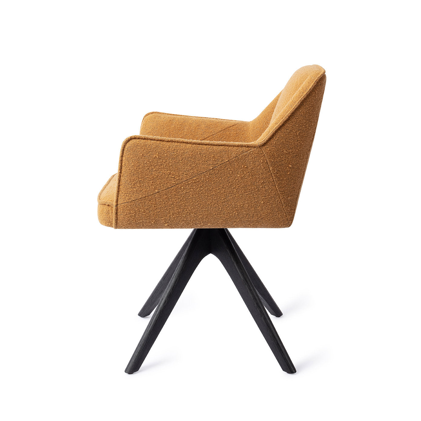 Jesper Home Tome Masai Giraffe Eetkamerstoel - Revolve Oak Black - KwaliteitWonen.nl