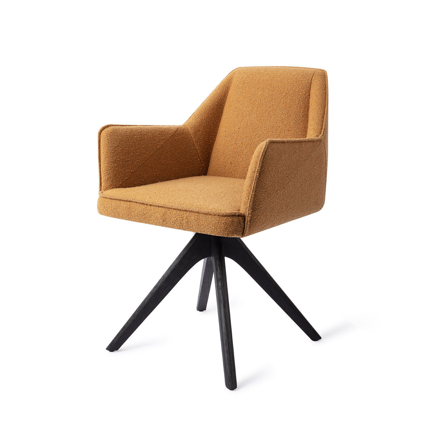 Jesper Home Tome Masai Giraffe Eetkamerstoel - Revolve Oak Black - KwaliteitWonen.nl