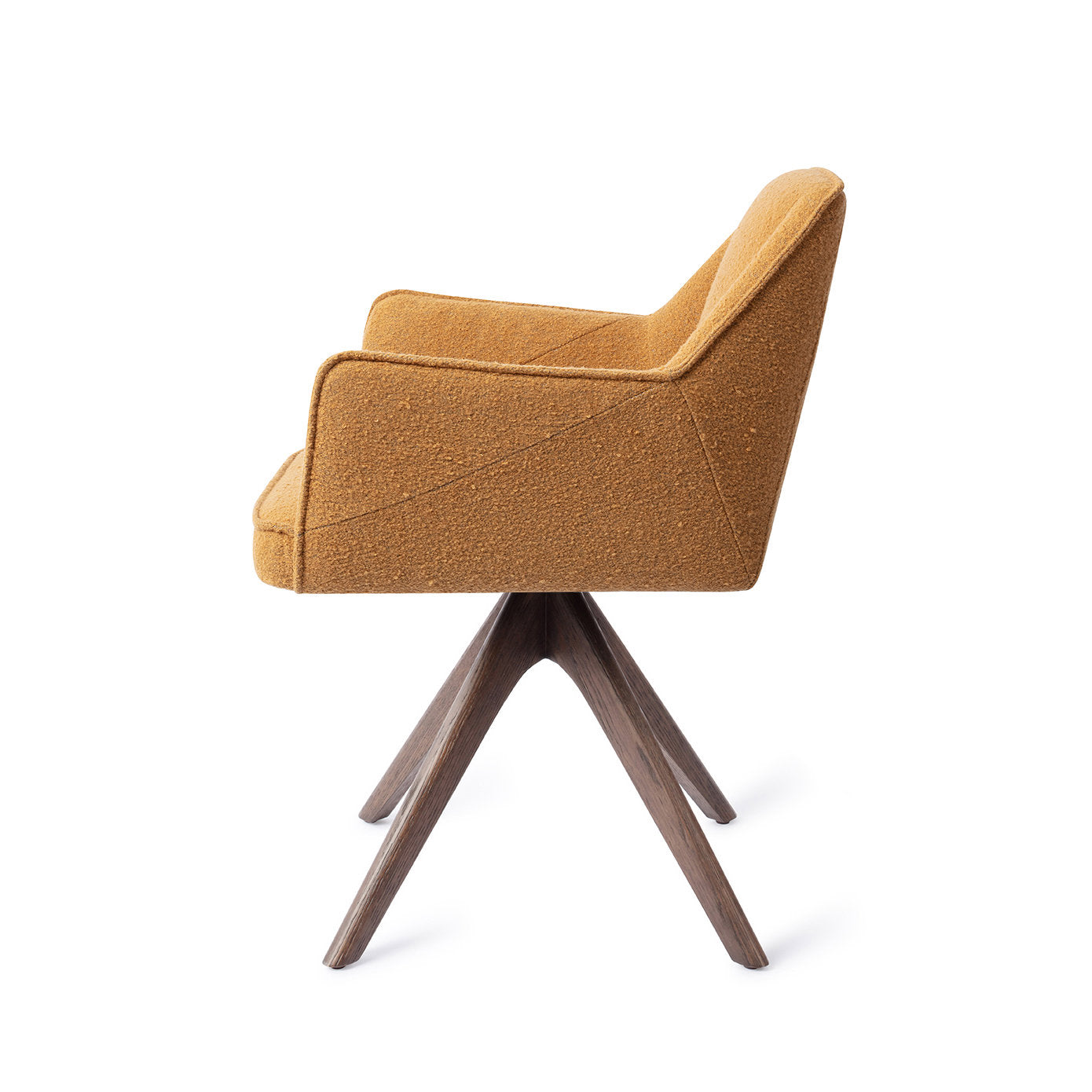 Jesper Home Tome Masai Giraffe Eetkamerstoel - Revolve Oak Walnut - KwaliteitWonen.nl