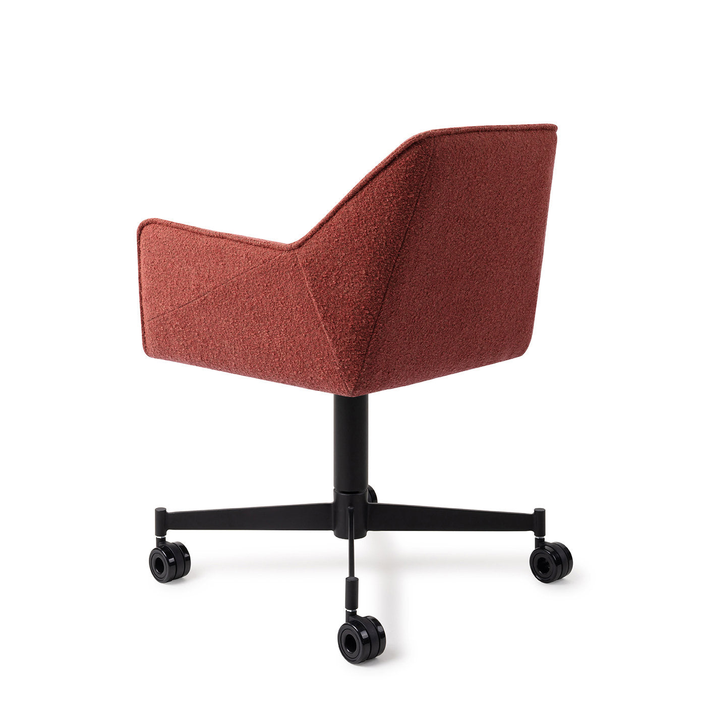 Jesper Home Tome Shabby Saffron Eetkamerstoel - Caster Black - KwaliteitWonen.nl