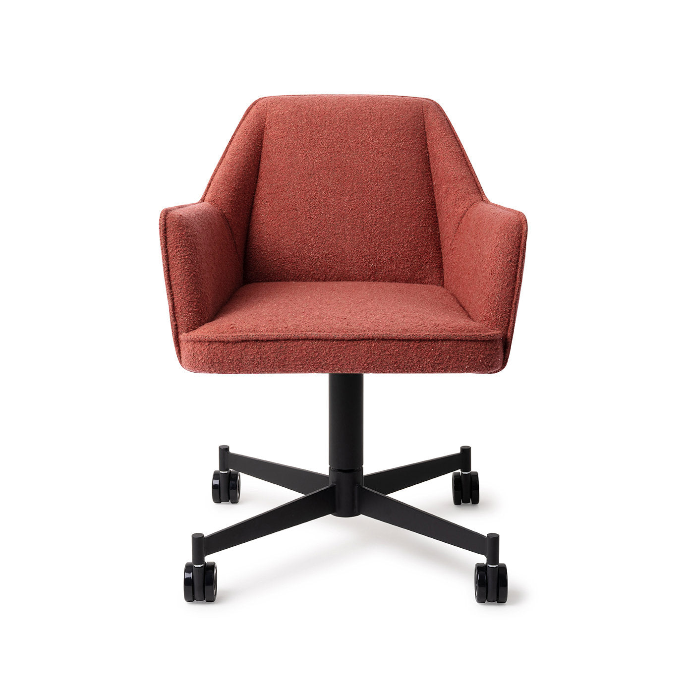 Jesper Home Tome Shabby Saffron Eetkamerstoel - Caster Black - KwaliteitWonen.nl