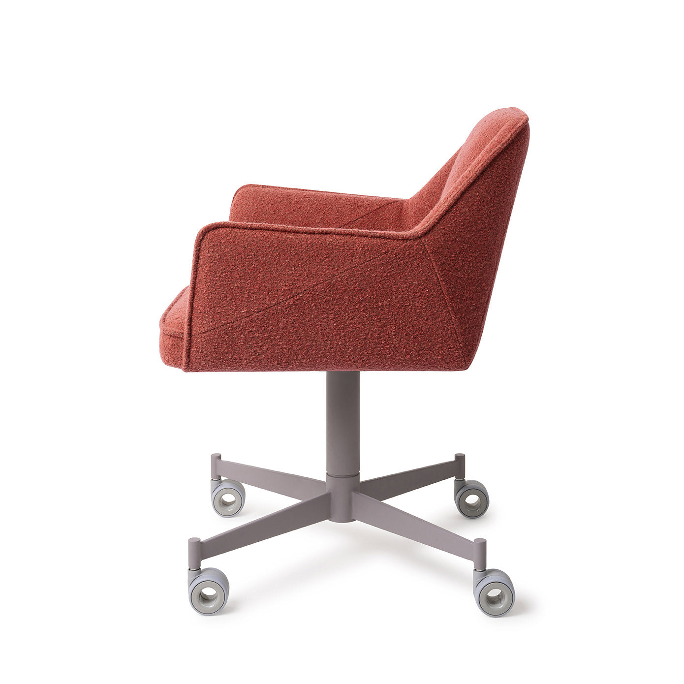 Jesper Home Tome Shabby Saffron Eetkamerstoel - Caster Grey - KwaliteitWonen.nl