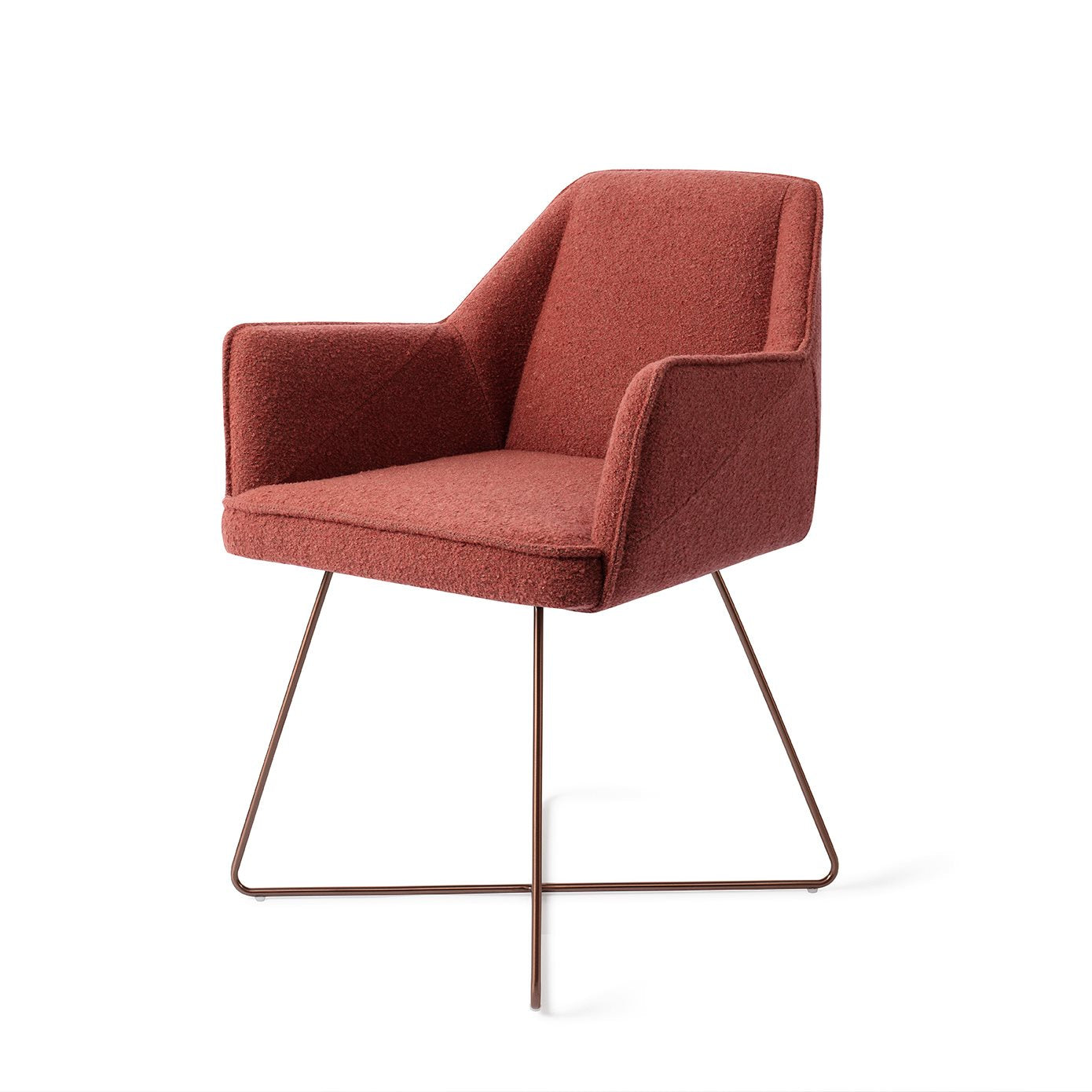 Jesper Home Tome Shabby Saffron Eetkamerstoel - Cross Rose - KwaliteitWonen.nl