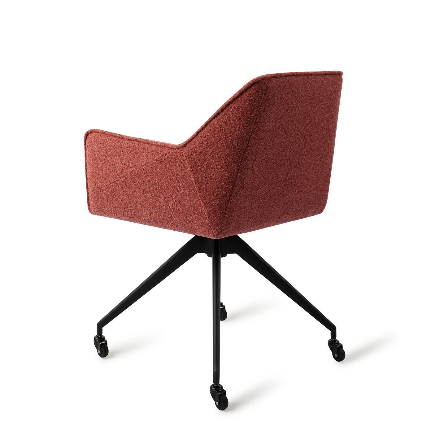 Jesper Home Tome Shabby Saffron Eetkamerstoel - Glide Black - KwaliteitWonen.nl