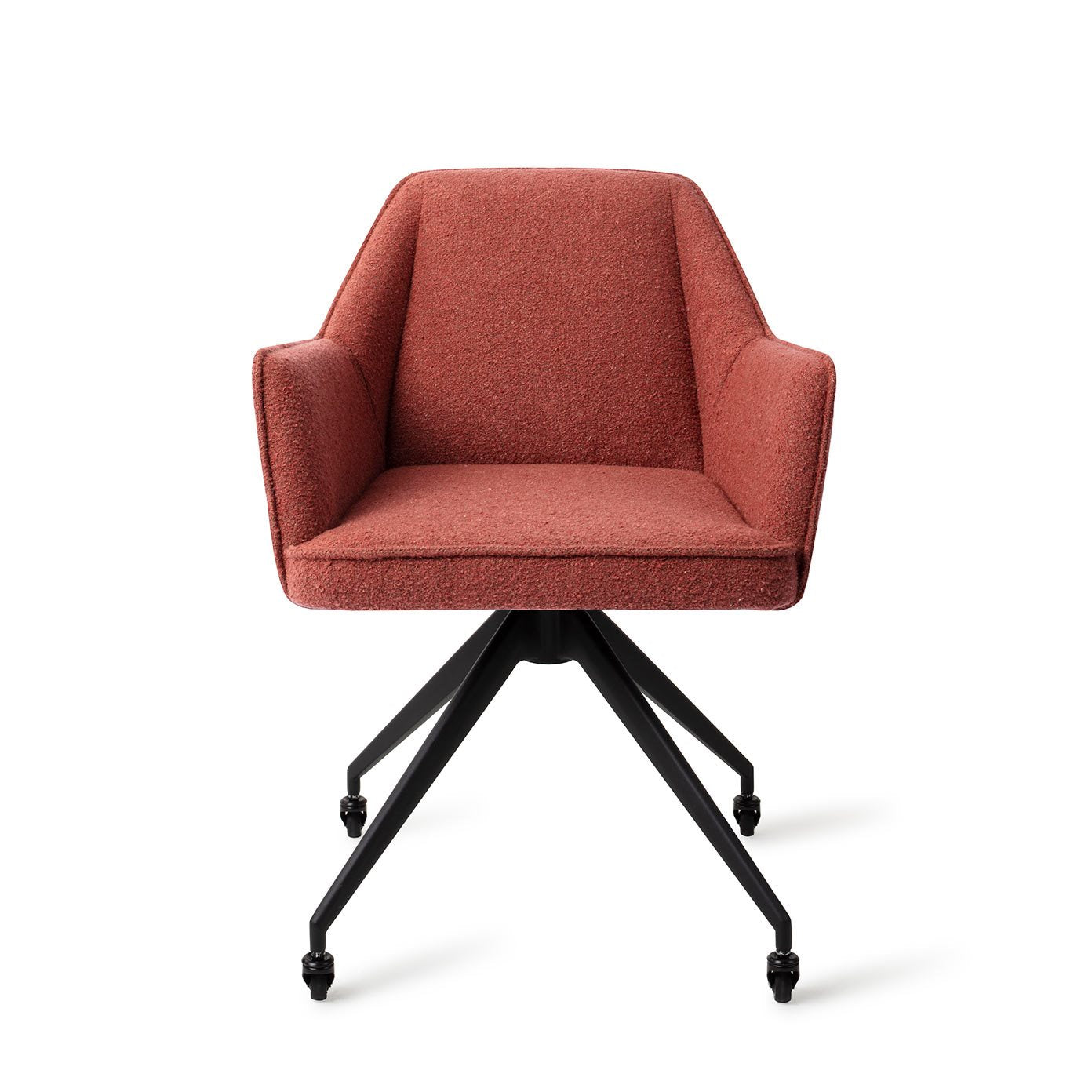 Jesper Home Tome Shabby Saffron Eetkamerstoel - Glide Black - KwaliteitWonen.nl
