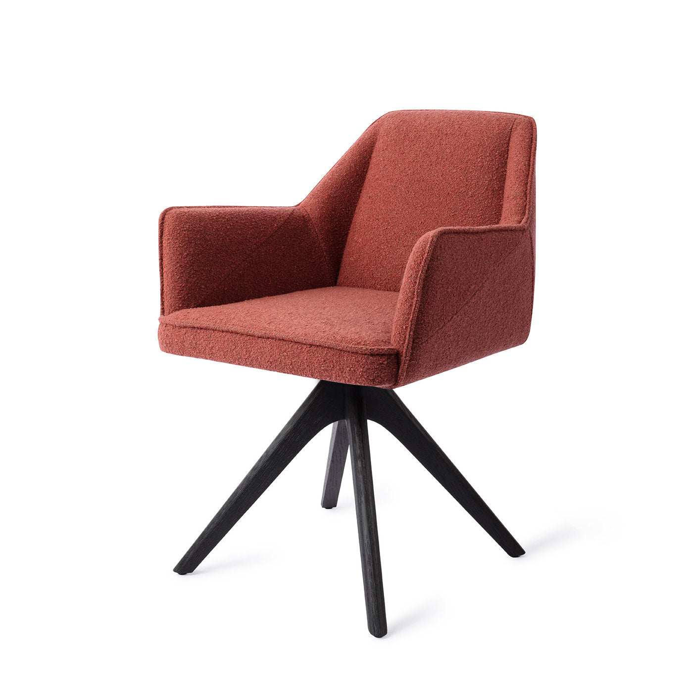 Jesper Home Tome Shabby Saffron Eetkamerstoel - Revolve Oak Black - KwaliteitWonen.nl
