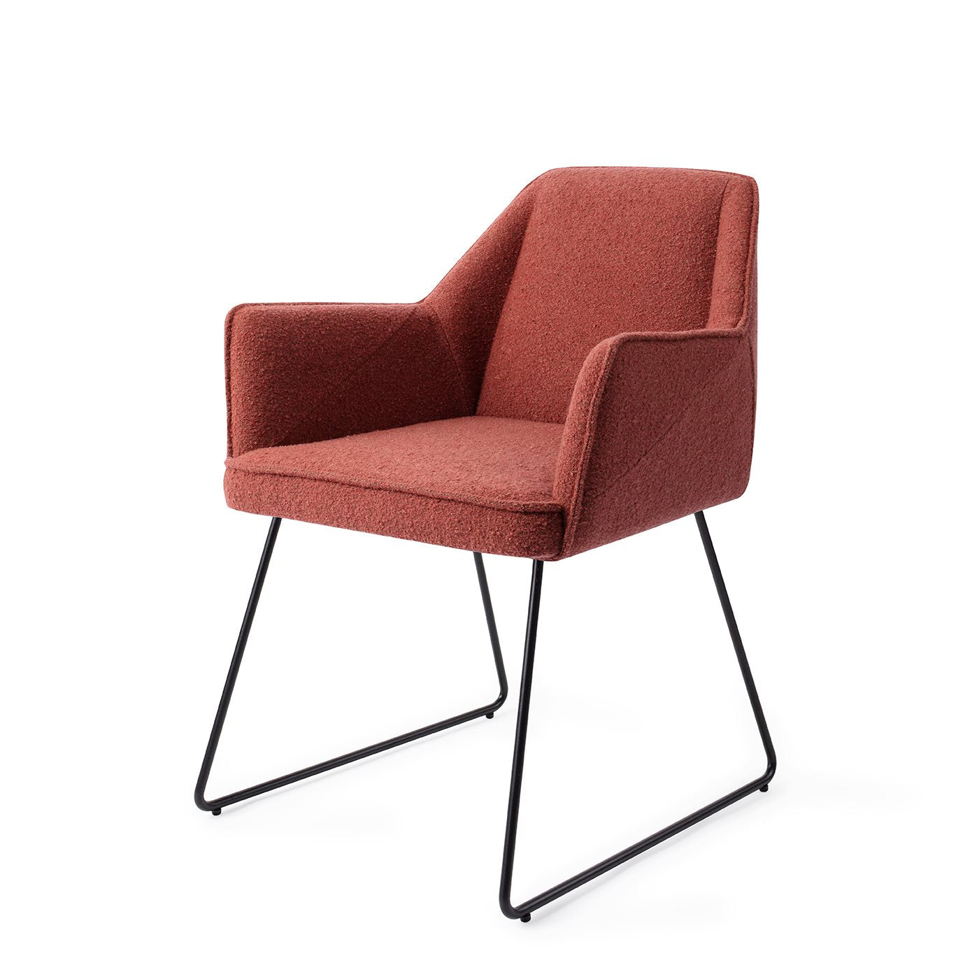 Jesper Home Tome Shabby Saffron Eetkamerstoel - Slide Black - KwaliteitWonen.nl