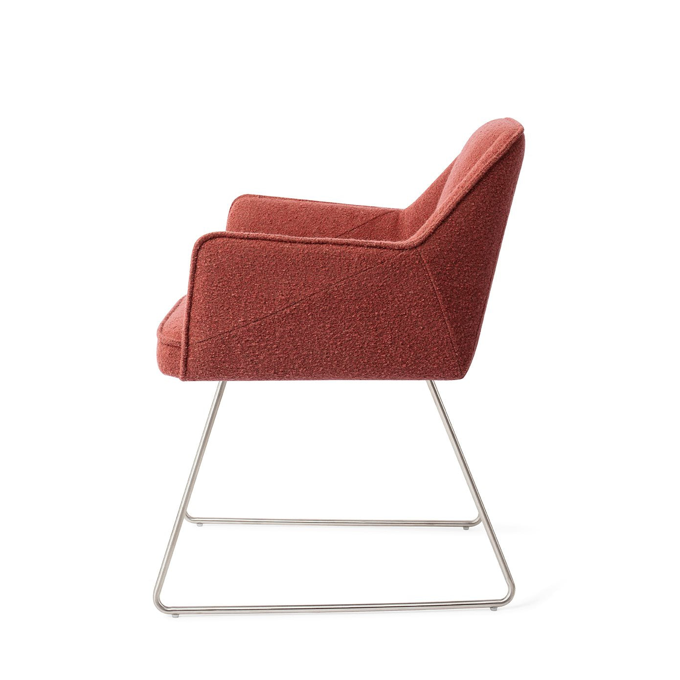 Jesper Home Tome Shabby Saffron Eetkamerstoel - Slide Steel - KwaliteitWonen.nl