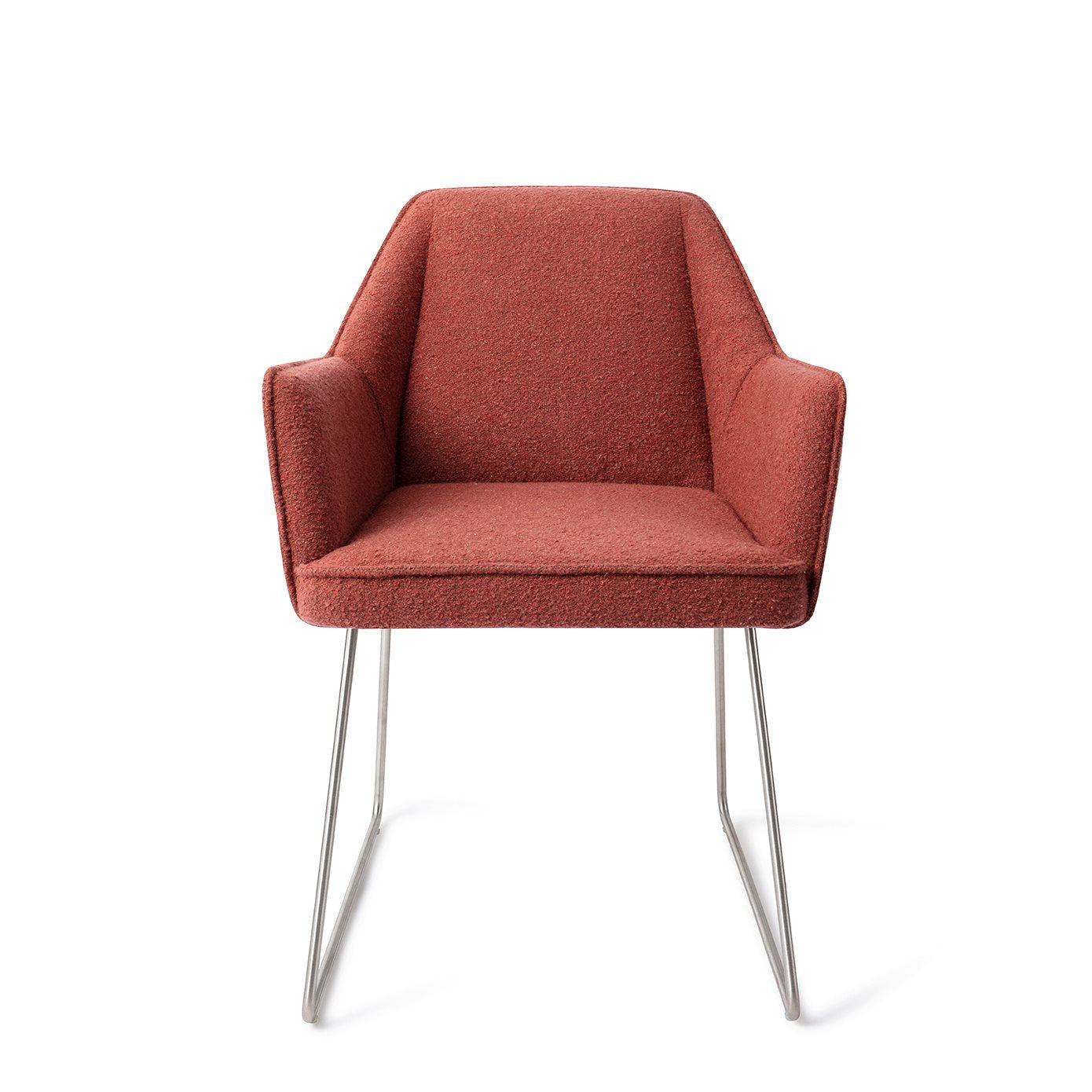Jesper Home Tome Shabby Saffron Eetkamerstoel - Slide Steel - KwaliteitWonen.nl