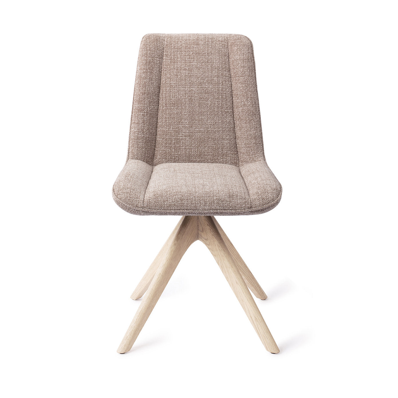 Jesper Home Umedo Grainy Greige Eetkamerstoel - Revolve Oak Bleach - KwaliteitWonen.nl