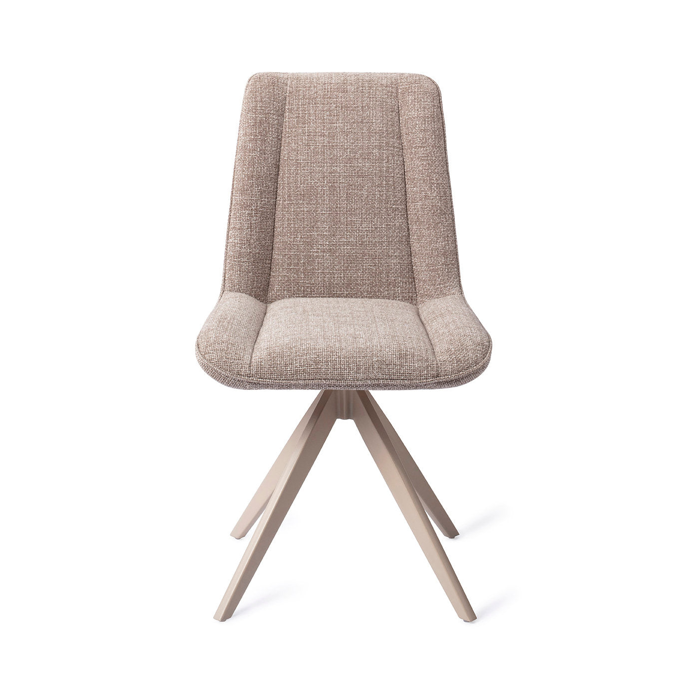 Jesper Home Umedo Grainy Greige Eetkamerstoel - Turn Beige - KwaliteitWonen.nl