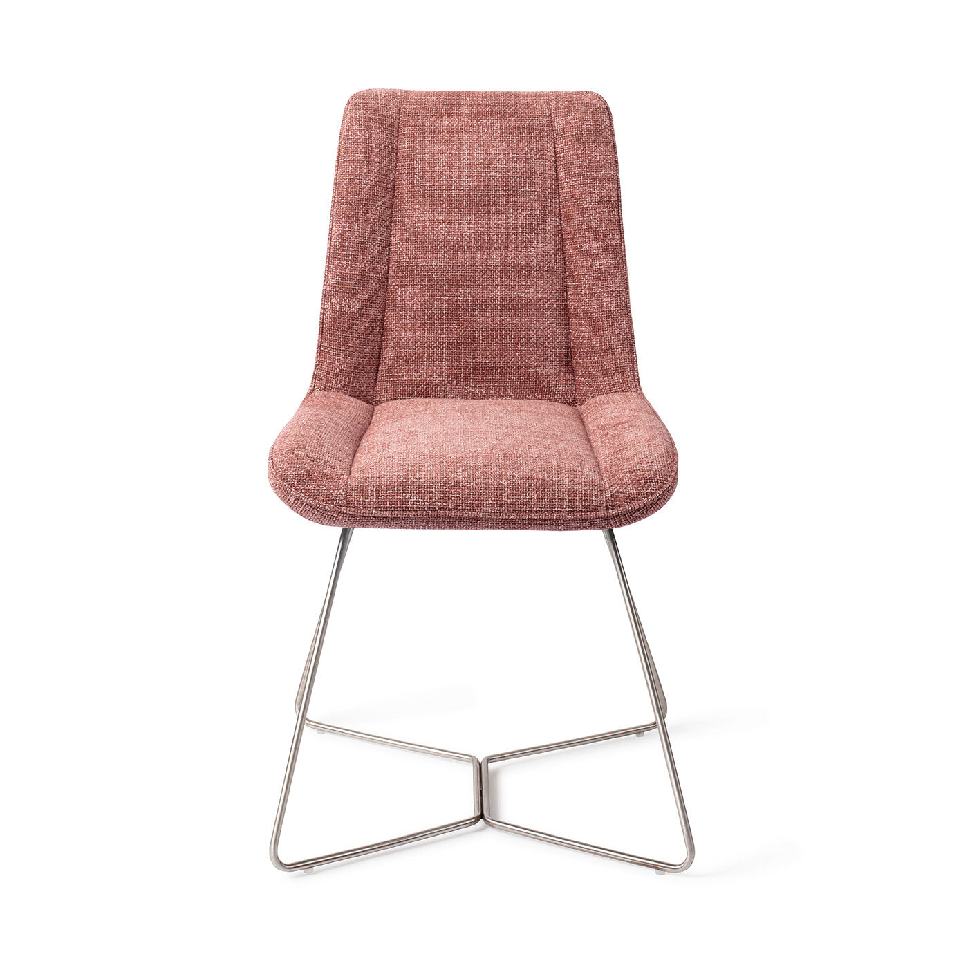 Jesper Home Umedo Scarlet Grain Eetkamerstoel - Beehive Steel - KwaliteitWonen.nl