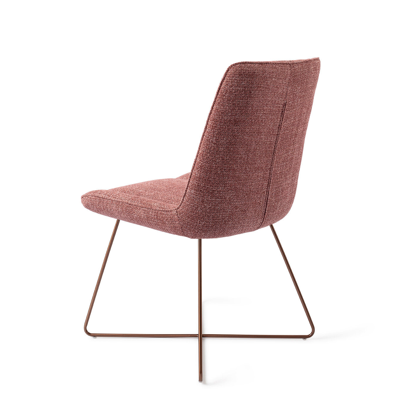 Jesper Home Umedo Scarlet Grain Eetkamerstoel - Cross Rose - KwaliteitWonen.nl