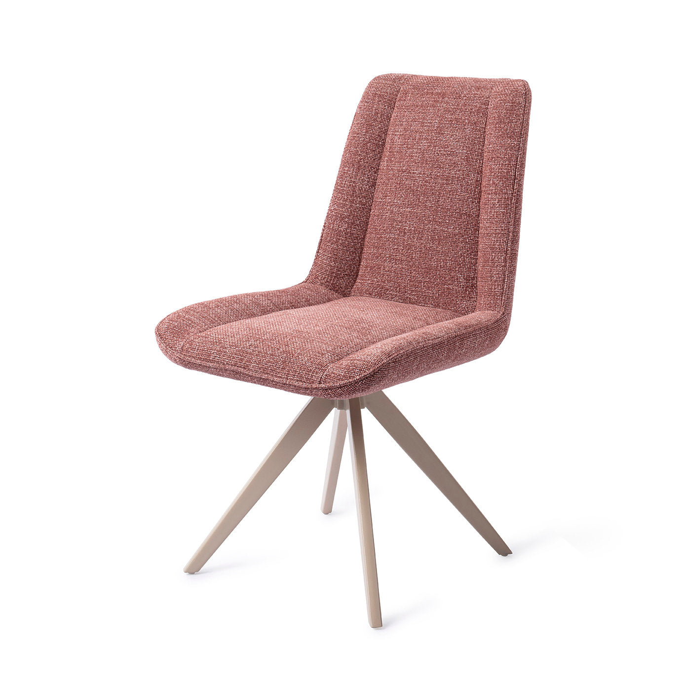 Jesper Home Umedo Scarlet Grain Eetkamerstoel - Turn Beige - KwaliteitWonen.nl