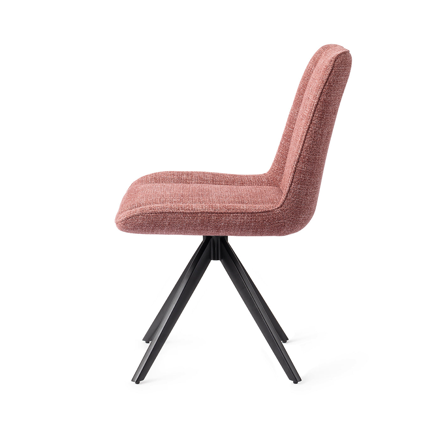 Jesper Home Umedo Scarlet Grain Eetkamerstoel - Turn Black - KwaliteitWonen.nl