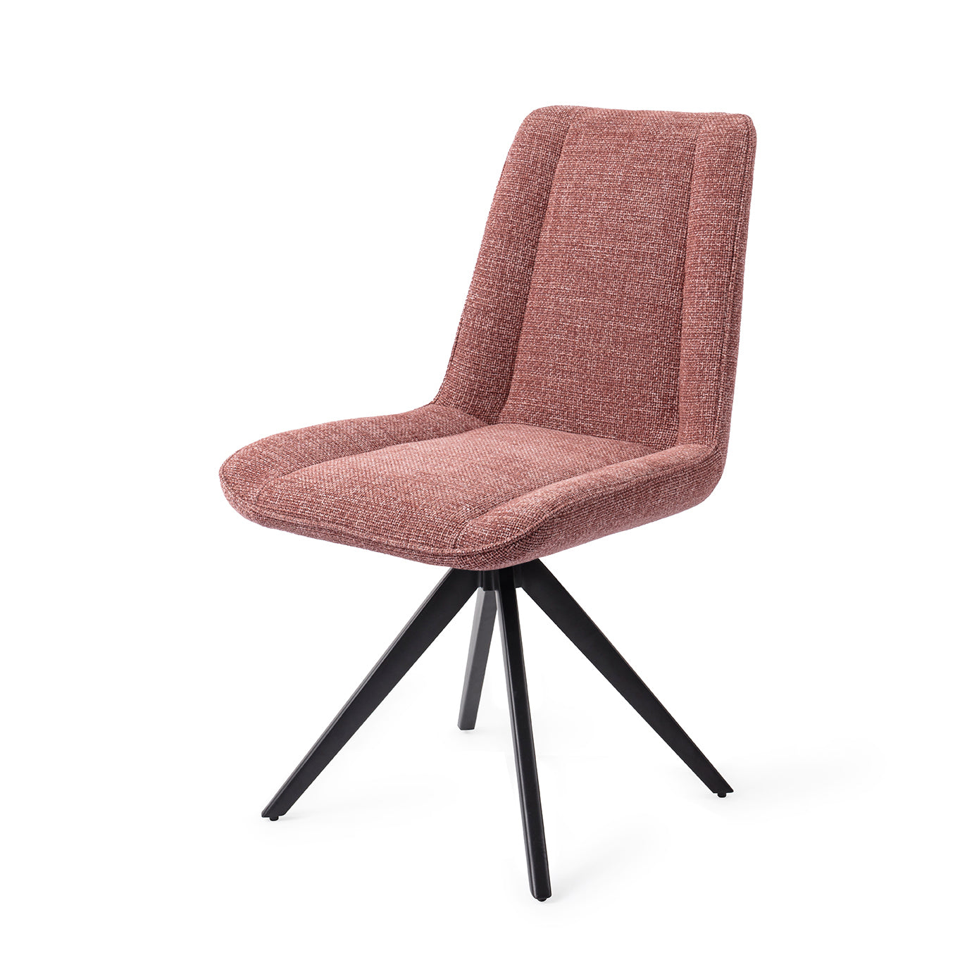 Jesper Home Umedo Scarlet Grain Eetkamerstoel - Turn Black - KwaliteitWonen.nl