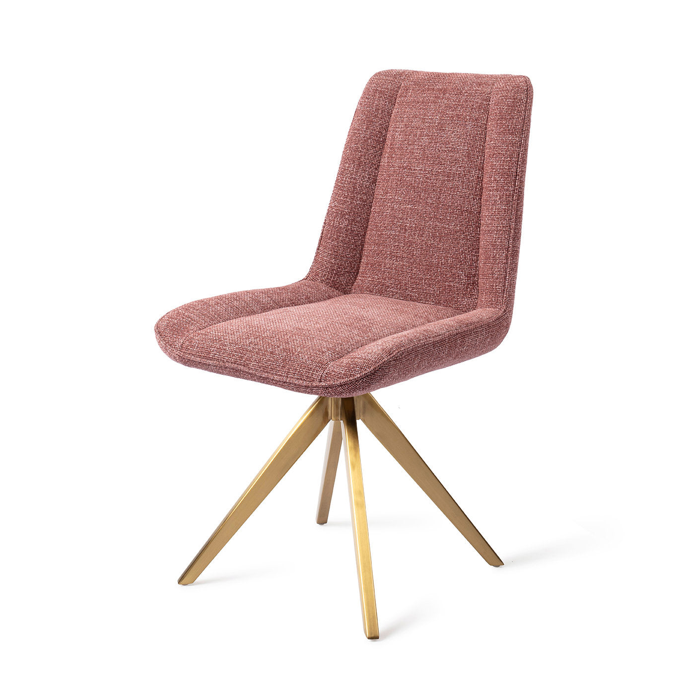Jesper Home Umedo Scarlet Grain Eetkamerstoel - Turn Gold - KwaliteitWonen.nl