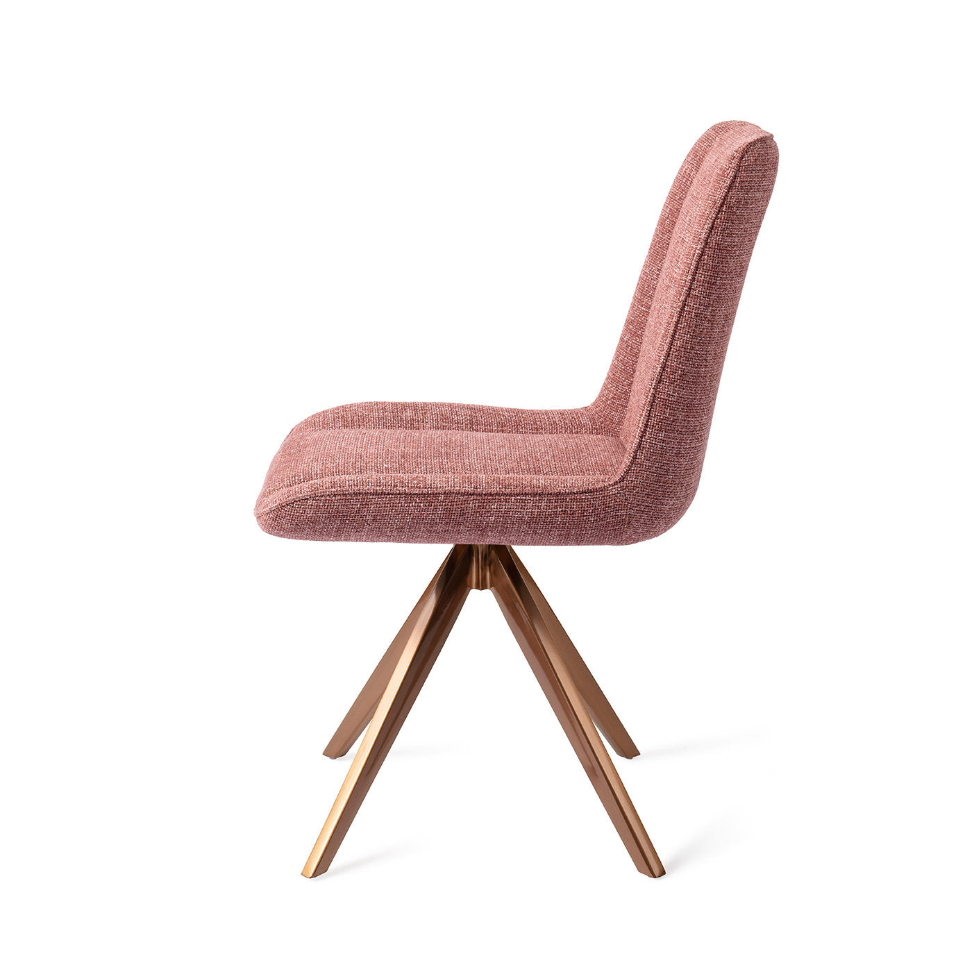 Jesper Home Umedo Scarlet Grain Eetkamerstoel - Turn Rose - KwaliteitWonen.nl