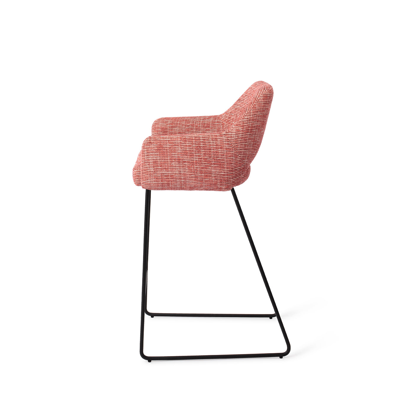 Jesper Home Yanai Berry Bars Barkruk - Counter Slide Black (L) - KwaliteitWonen.nl