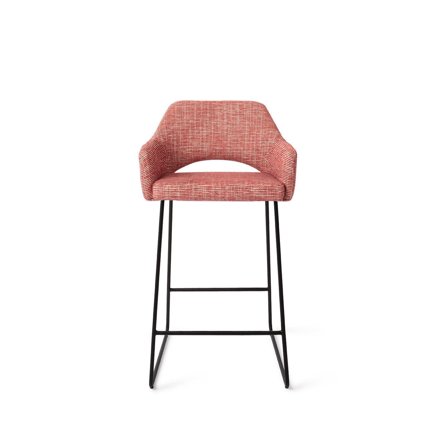 Jesper Home Yanai Berry Bars Barkruk - Counter Slide Black (L)-Kwaliteitwonen.nl