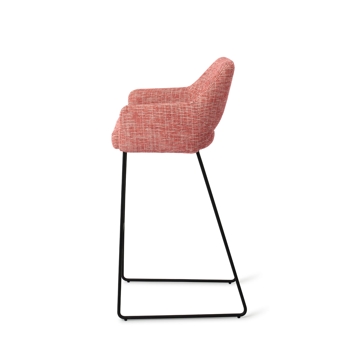Jesper Home Yanai Berry Bars Barkruk - Slide Black (H) - KwaliteitWonen.nl