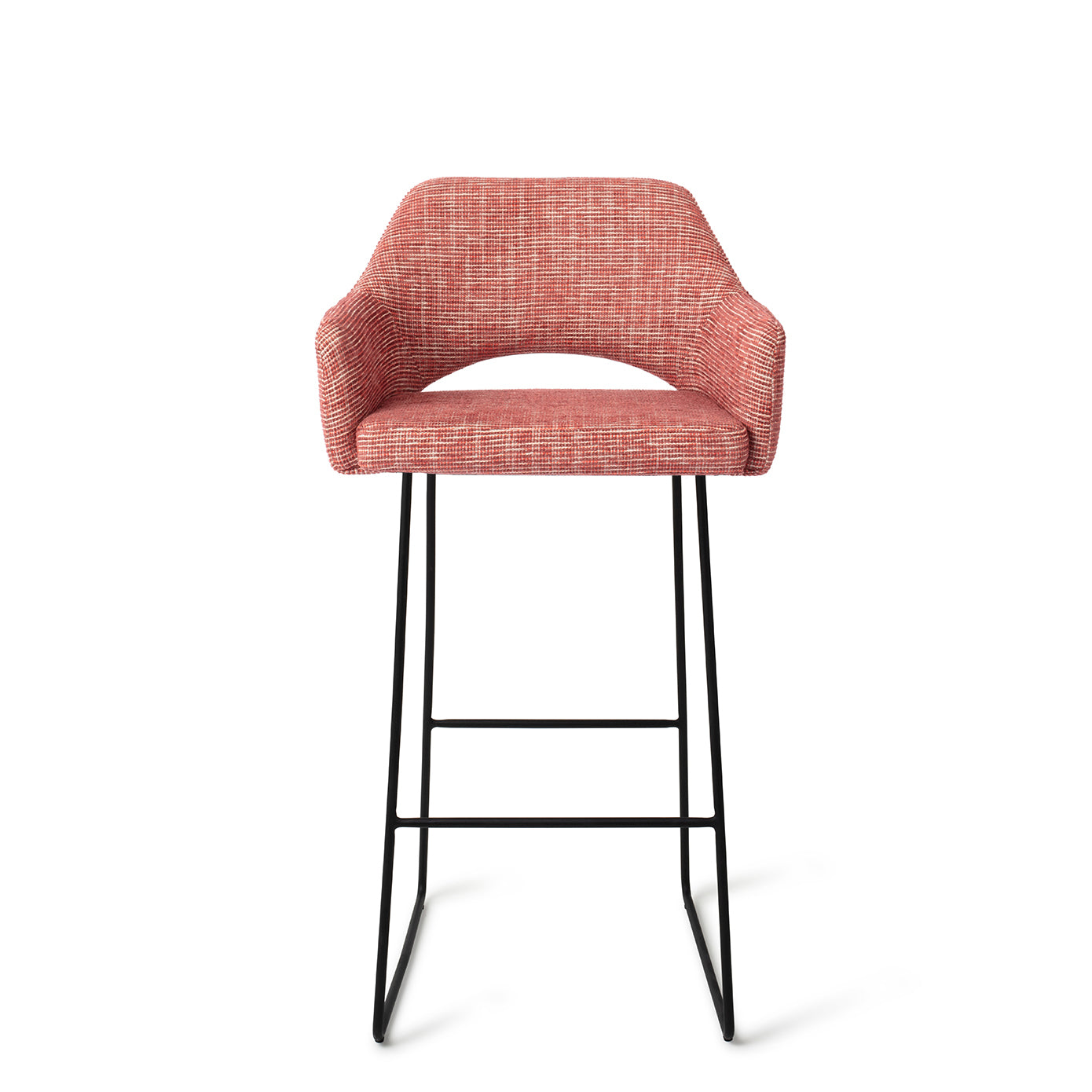 Jesper Home Yanai Berry Bars Barkruk - Slide Black (H) - KwaliteitWonen.nl