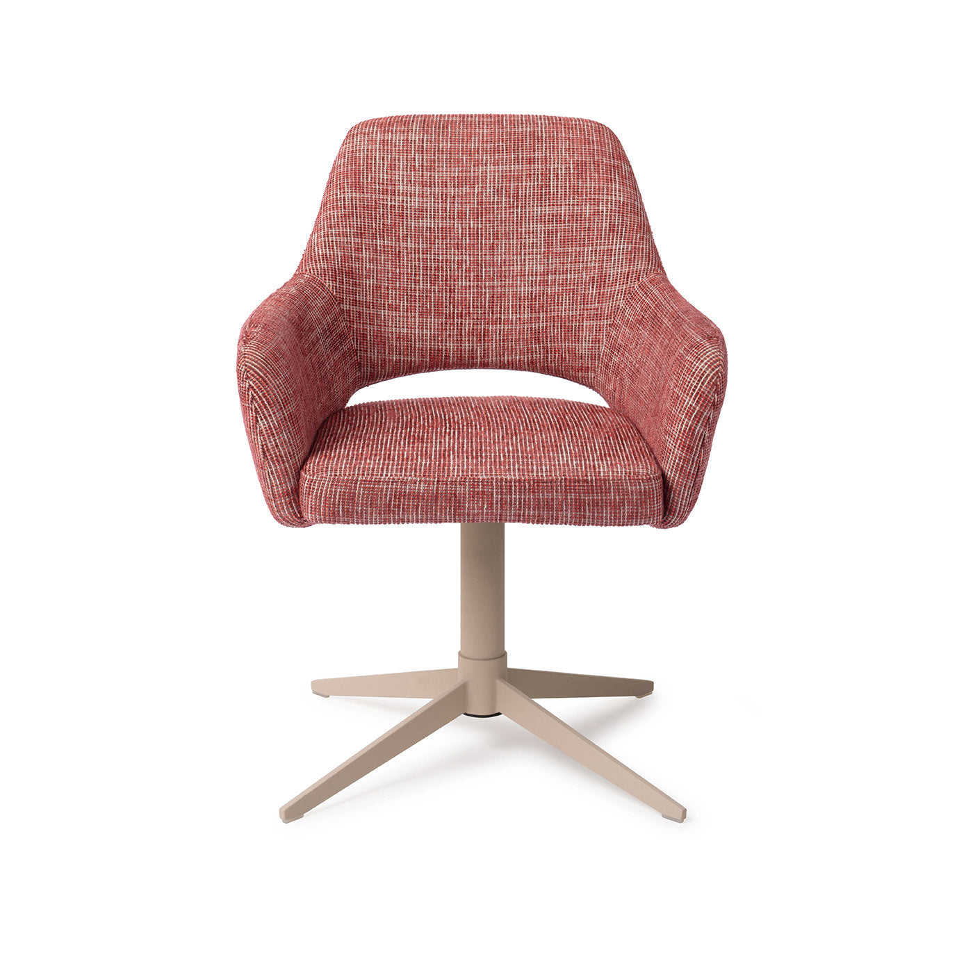 Jesper Home Yanai Berry Bars Eetkamerstoel - Quad Beige - KwaliteitWonen.nl